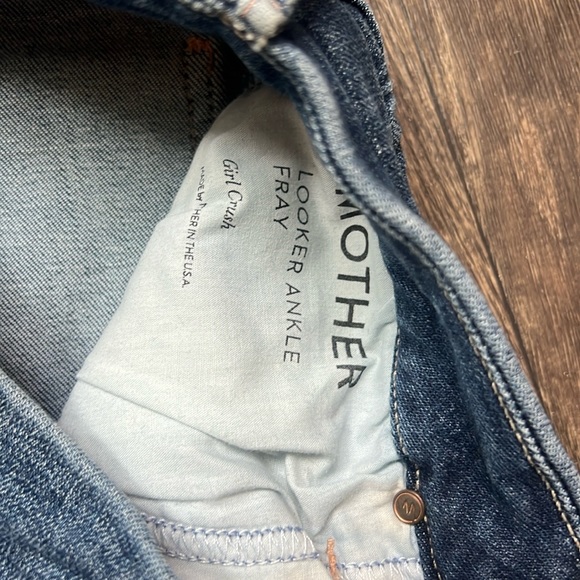 Mother The Looker Ankle Fray Jean - Picture 3 of 5